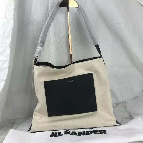 Jil Sander NWT Canvas Drawstring Tote bag